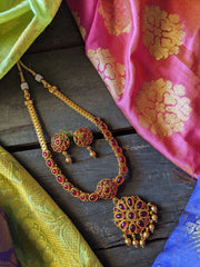 Simple Kemp Gold look alike Adigai - Red-G518