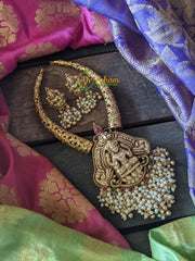 Lakshmi Pearls Bend Pipe set-G497