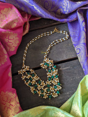 Simple Pearl layered Neckpiece-G378