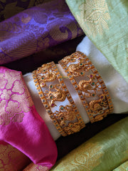 Big Peacock Bangles - A pair-G366
