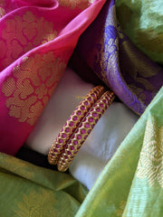 3D Ruby bangles - A pair (2 bangles)-G370