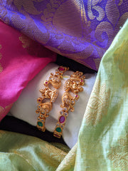 AD Lakshmi Peacock Bangles - A pair-G371