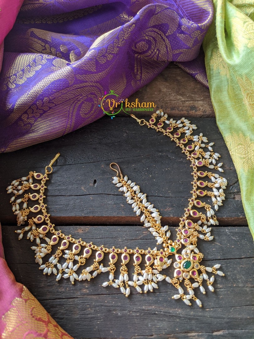 Guttapusalu Maang Tikka Nethichuti -Two sides -G896 – vrikshamindia