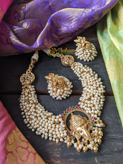 Temple Choker Neckpiece -Ganesha -G863