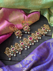 Unique AD High Neck Choker Neckpiece -G162