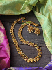 Gold Look Alike Haram -Leaf Design -G843