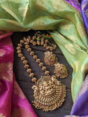 Premium Kemp Lakshmi Pendant Long Neckpiece -G836