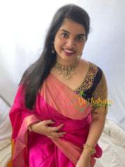 Green Bead Victorian Diamond Temple Choker-VV028