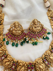 Premium Lakshmi Temple Short Neckpiece-G3991