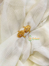 Premium AD Stone Toe Rings -Oval-White Stone-G10008