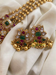 Premium AD Stone Gold layered High Neck Choker -G4023