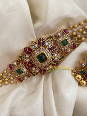 Premium AD Stone Gold layered High Neck Choker -G4023