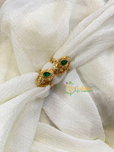 Premium AD Stone Toe Rings -Green-G10054