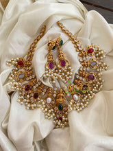 Premium Navarathna Guttapusalu Lakshmi Choker -G4019