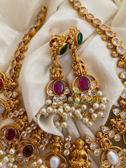 Premium Navarathna Guttapusalu Lakshmi Choker -G4019