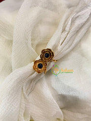 Premium AD Stone Toe Rings -Blue-G10075