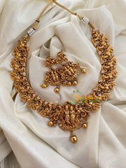 Premium Shri Krishna Temple Short Neckpiece-G4006
