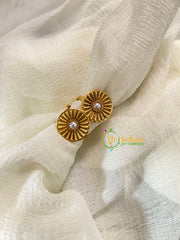 Premium AD Stone Toe Rings -Pearl-G10061