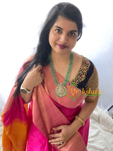 Green Bead Victorian Diamond Temple Neckpiece-VV059