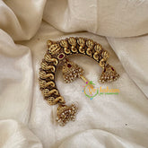 Lakshmi Arch Shaped Single Jada Billai -Bun Billai-Pearl Finish-G10607