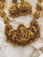 Nagas Collections -Nakshi Lakshmi Temple Neckpiece-G3984