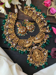Premium Gold Look Alike Lakshmi Neckpiece -G2613