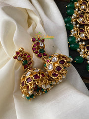 Premium Gold Look Alike Lakshmi Neckpiece -G2613