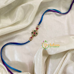 Rakshabandhan Jadau Kundan Rakhi -Flower -RB136