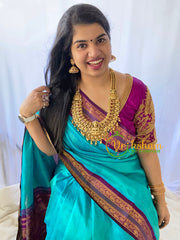 Premium 2 Layer Lakshmi Neckpiece with Mogappu-G6373