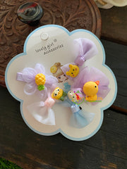 Kids Hair Clip-Assorted- Lavender, Blue-H001