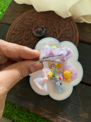 Kids Hair Clip-Assorted- Lavender, Blue-H001