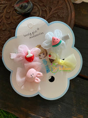 Daily Wear Kids Hair Clip-Assorted- Pink Yellow-H002
