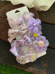 Daily Wear Kids Hair Clip-Assorted- Lavender Pink-H003