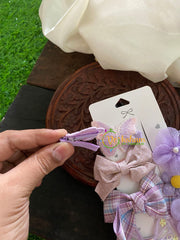 Daily Wear Kids Hair Clip-Assorted- Lavender Pink-H003