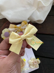 Daily Wear Kids Hair Clip-Assorted-Yellow-H005