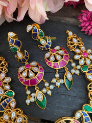 Premium Fancy Kundan Multicolor Neckpiece -G2621