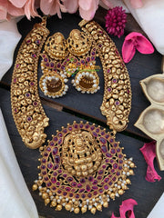 Premium Gold Look Alike Temple Choker -G2612