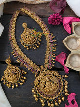 Premium Gold Look Alike Lakshmi Short Neckpiece -G2610