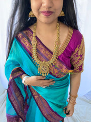 Gold Look Alike Peacock Haram-Gold Bead -G6379