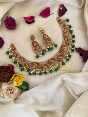 Premium Elephant AD Stone Hasli Choker-G9567