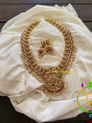 Premium Bridal Guttapusalu Haram-Peacock-G7414