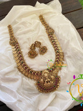 Premium AD Stone Lakshmi Haram with Mogappu-Gold Bead-G7411