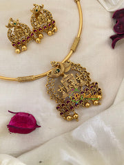 Premium AD Stone Hasli Choker -Palanquin -G9563