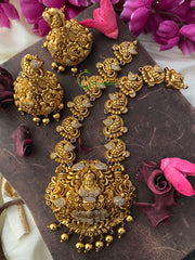 Premium AD Stone Lakshmi Neckpiece -G2637