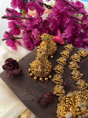 Premium AD Stone Lakshmi Neckpiece -G2637