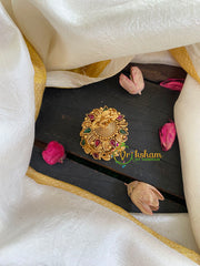 Gold Look Alike Lakshmi Kumkum Box-G6043