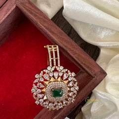 American Diamond Bracelet-Green-G10801