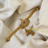 Simple AD stone High Neck Choker -G6413