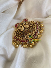 Premium Kemp Single Jada Billai -Bun Billai-Gold Bead-G6170