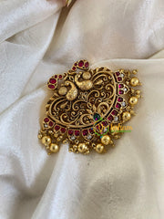 Premium Kemp Single Jada Billai -Bun Billai-Gold Bead-G6170